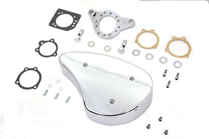 V-Twin Chrome Wyatt Gatling Air Cleaner Assembly for Harley Davidson XL 1991-2000 by V-Twin
