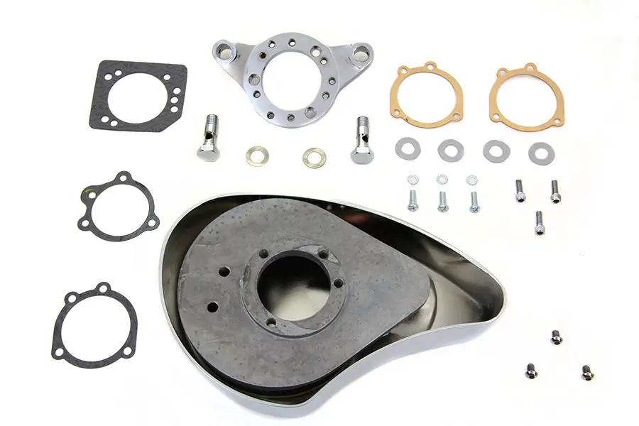 V-Twin Chrome Wyatt Gatling Air Cleaner Assembly for Harley Davidson XL 1991-2000 by V-Twin