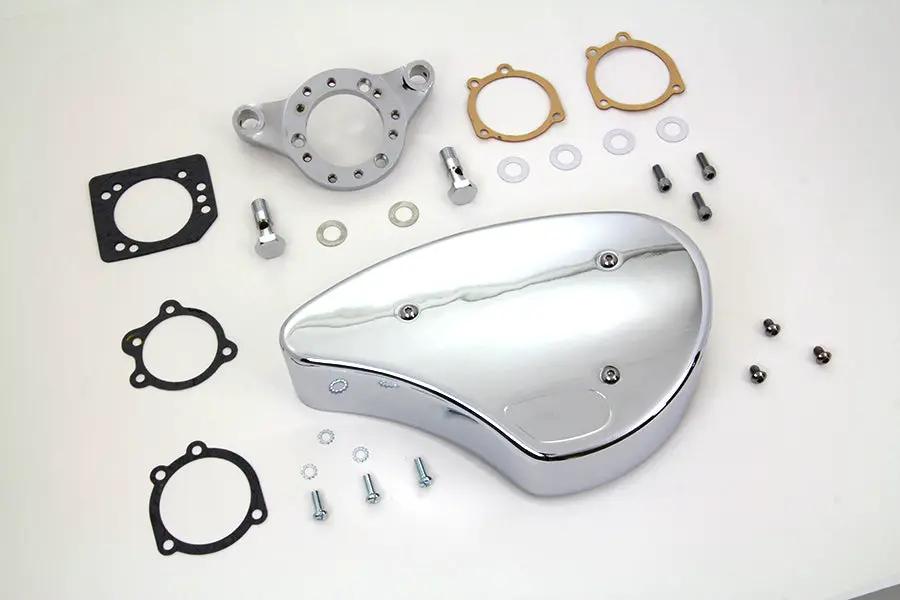 V-Twin Chrome Wyatt Gatling Air Cleaner Assembly for Harley Davidson XL 1991-2000 by V-Twin