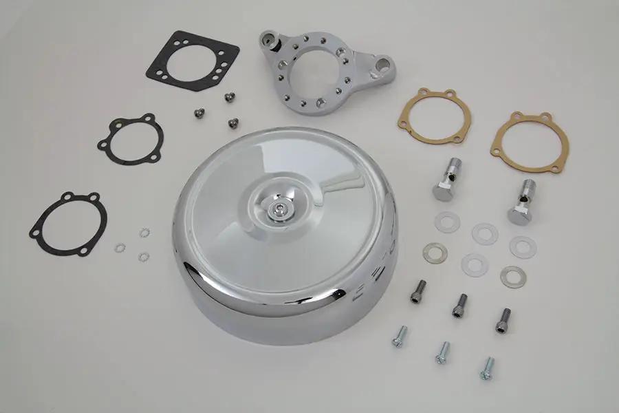 V-Twin Chrome Wyatt Gatling Air Cleaner Assembly for Harley Davidson XL 1991-2000 by V-Twin