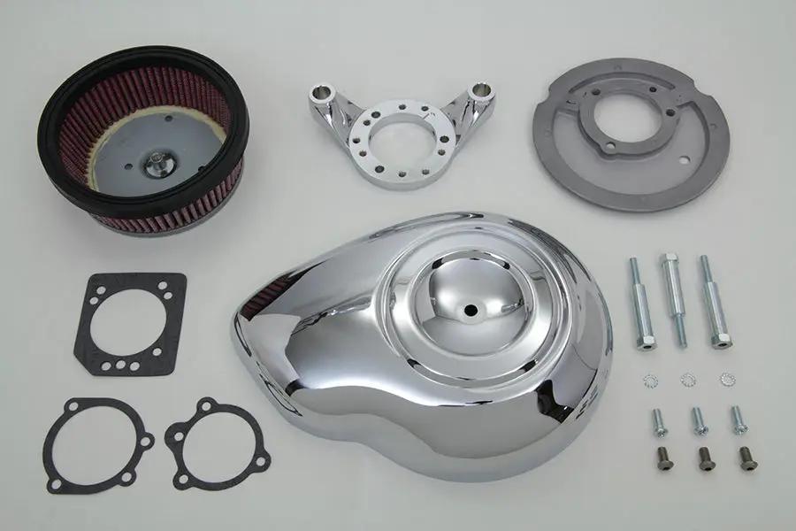 V-Twin Chrome Wyatt Gatling Air Cleaner Assembly for Harley Davidson XL 1991-2000 by V-Twin