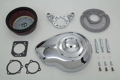 V-Twin Chrome Wyatt Gatling Air Cleaner Assembly for Harley Davidson XL 1991-2000 by V-Twin