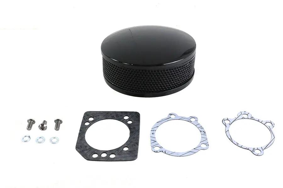 Wyatt Gatling Part 16415AB Round Air Cleaner for Harley Davidson FL – Chrome Finish by Wyatt Gatling