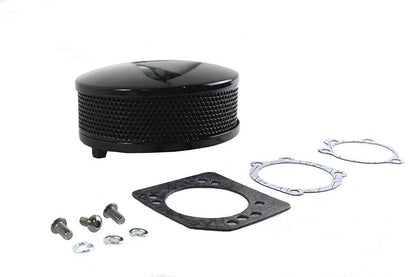Wyatt Gatling Part 16415AB Round Air Cleaner for Harley Davidson FL – Chrome Finish by Wyatt Gatling