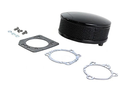 Wyatt Gatling Part 16415AB Round Air Cleaner for Harley Davidson FL – Chrome Finish by Wyatt Gatling