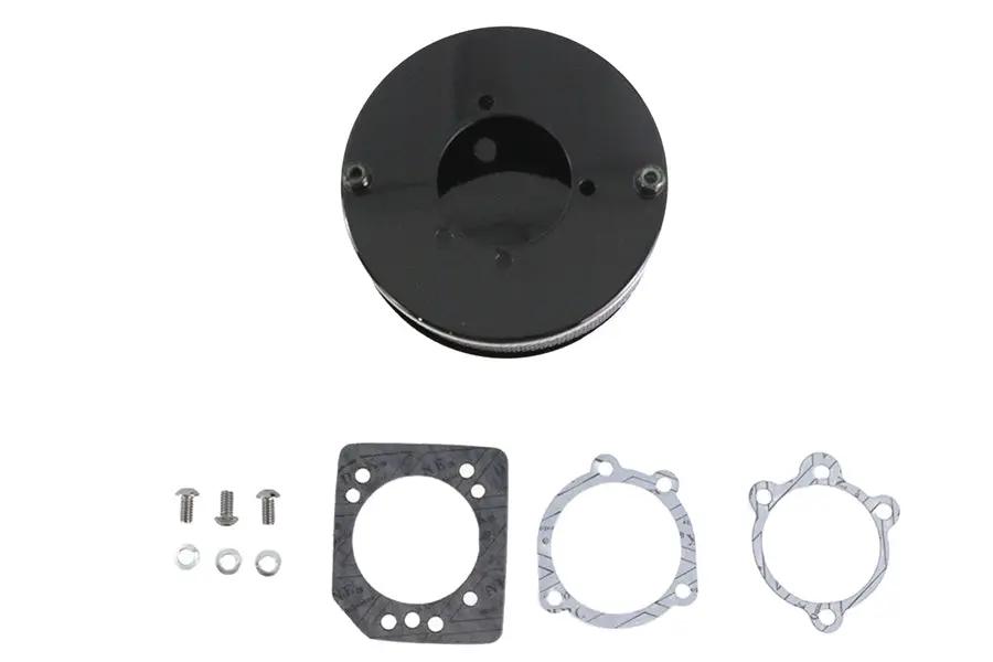 Wyatt Gatling Part 16415AB Round Air Cleaner for Harley Davidson FL – Chrome Finish by Wyatt Gatling