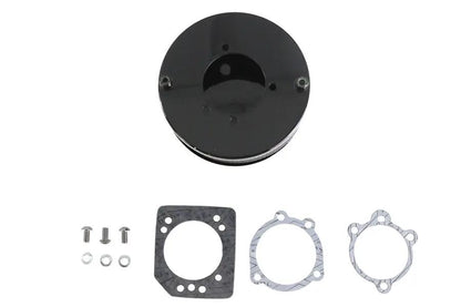 Wyatt Gatling Part 16415AB Round Air Cleaner for Harley Davidson FL – Chrome Finish by Wyatt Gatling