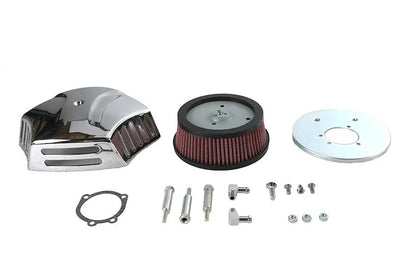 Wyatt Gatling V-Force Air Cleaner Kit Chrome Billet for Harley Davidson FXST by Wyatt Gatling
