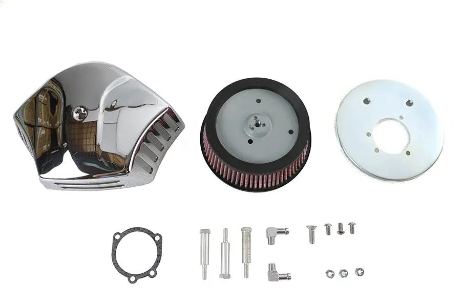 Wyatt Gatling V-Force Air Cleaner Kit Chrome Billet for Harley Davidson FXST by Wyatt Gatling
