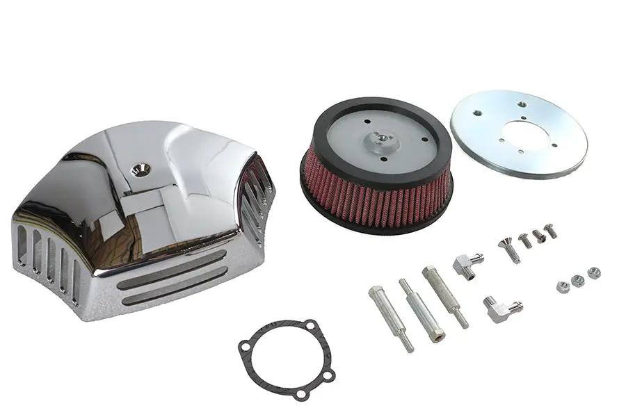Wyatt Gatling V-Force Air Cleaner Kit Chrome Billet for Harley Davidson FXST by Wyatt Gatling