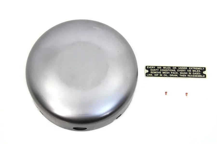 Wyatt Gatling Part 70397R Raw 6 Inch Air Cleaner Cover for Harley Davidson FL 1941-1950 by Wyatt Gatling