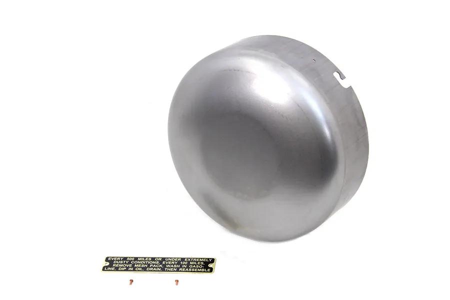 Wyatt Gatling Part 70397R Raw 6 Inch Air Cleaner Cover for Harley Davidson FL 1941-1950 by Wyatt Gatling