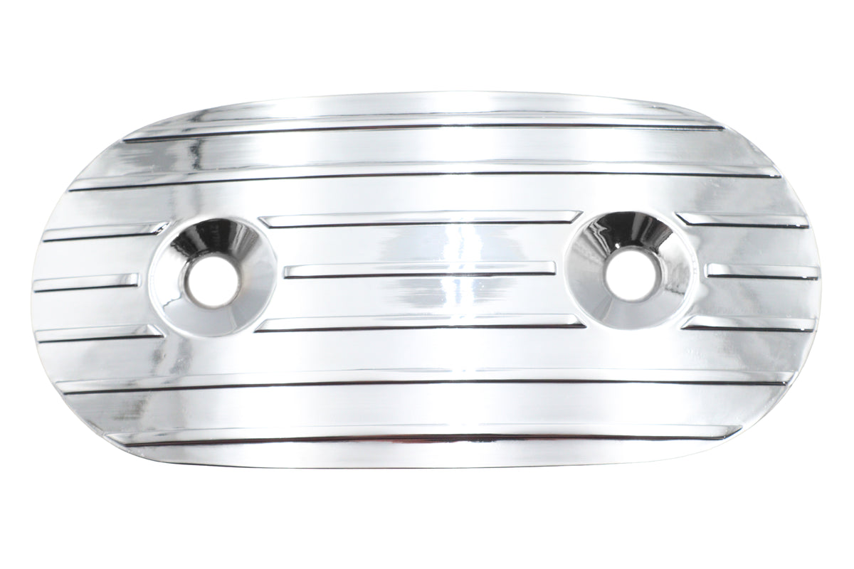 V-Twin 63967C Chrome Oval Air Cleaner Insert for Harley-Davidson XLH