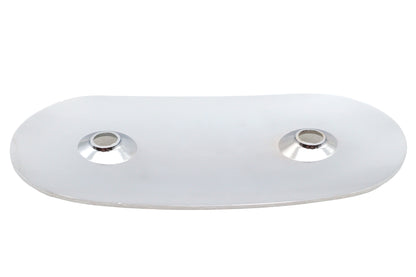 V-Twin 63967C Chrome Oval Air Cleaner Insert for Harley-Davidson XLH