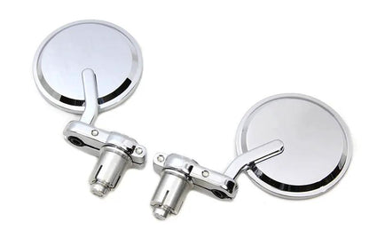 Wyatt Gatling Cafe Style Mirror Set Chrome - Part No. 270003 by Wyatt Gatling
