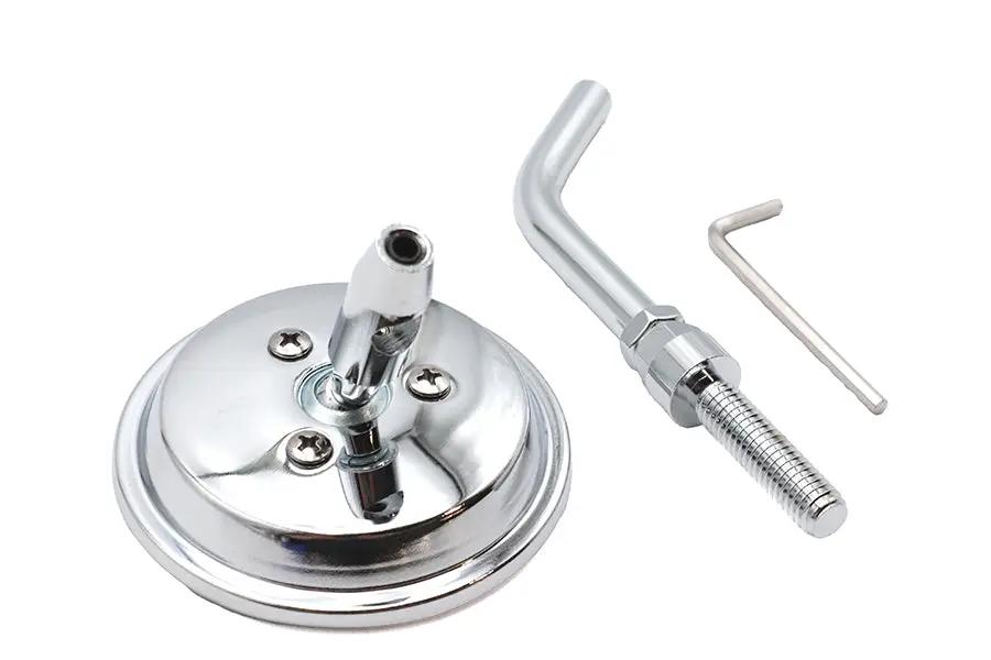 Wyatt Gatling 78961C 3 Inch Round Mini Mirror Top Triple Tree Mount Chrome by Wyatt Gatling