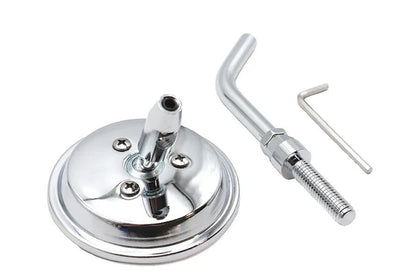 Wyatt Gatling 78961C 3 Inch Round Mini Mirror Top Triple Tree Mount Chrome by Wyatt Gatling