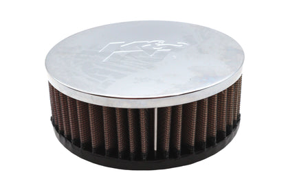 K&N Round Air Filter for 36mm - 38mm Mikuni Carburators, Part #12-105