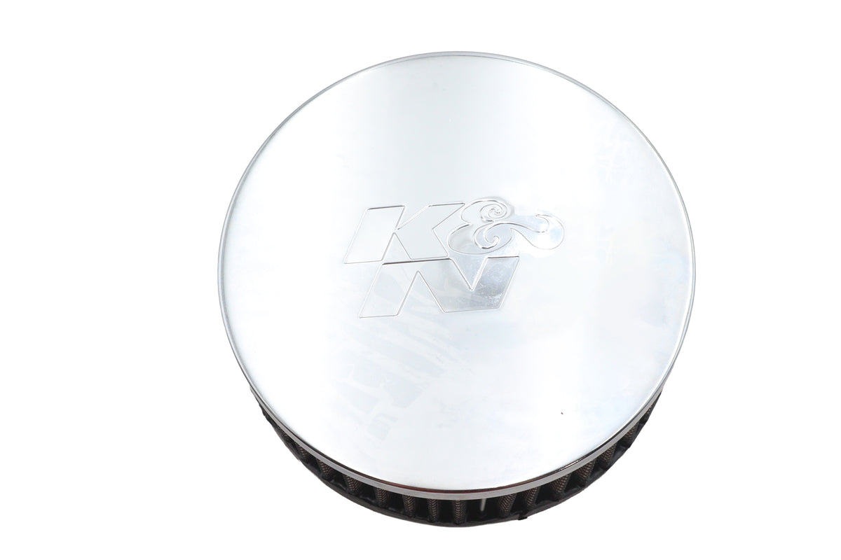 K&N Round Air Filter for 36mm - 38mm Mikuni Carburators, Part #12-105