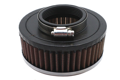 K&N Round Air Filter for 36mm - 38mm Mikuni Carburators, Part #12-105