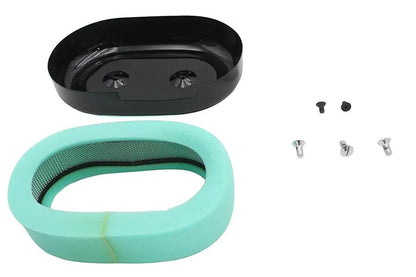V-Twin M8 Oval Air Cleaner Cover Kit Black for Harley Davidson (Part #34-2119) by V-Twin