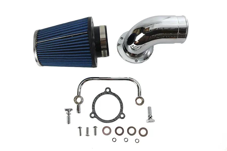 Wyatt Gatling EFI 90 Forward Mount Air Cleaner Kit for Harley Davidson FLT by Wyatt Gatling