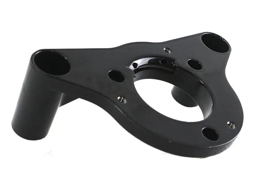 V-Twin Heavy Breather Air Cleaner Mount Bracket for Harley Davidson FLT (Black) - Part #34-2130 by V-Twin