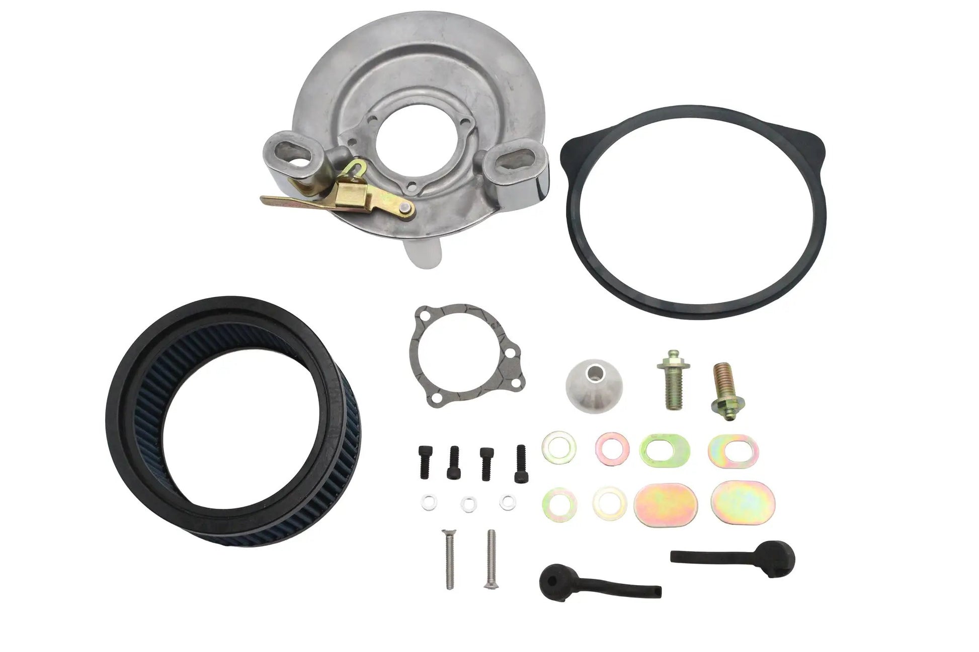 Ultima Free Flow Finned Air Cleaner Kit Polished - Part #12-12 by Ultima