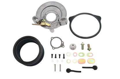 Ultima Free Flow Finned Air Cleaner Kit Polished - Part #12-12 by Ultima