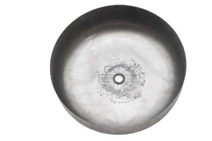 V-Twin 7 Inch Round Chrome Air Cleaner Cover with H-D Logo - Model 70411