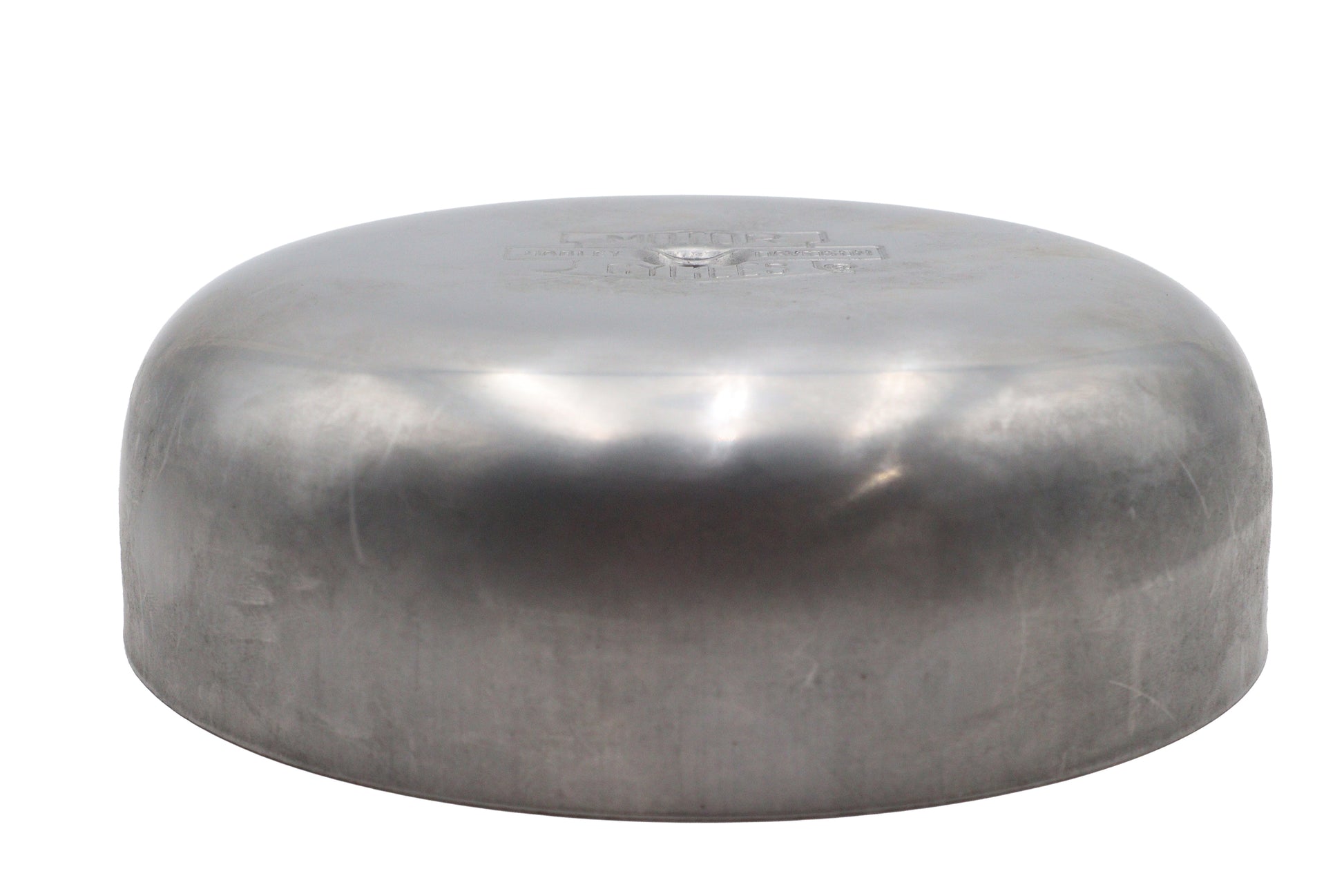 V-Twin 7 Inch Round Chrome Air Cleaner Cover with H-D Logo - Model 70411