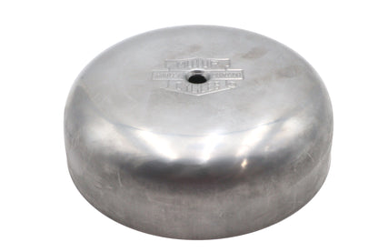 V-Twin 7 Inch Round Chrome Air Cleaner Cover with H-D Logo - Model 70411