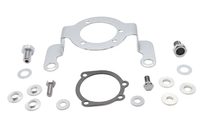 V-Twin Evolution Carburetor Support Kit with Chrome Breather Bolt for Harley Davidson FLT by V-Twin
