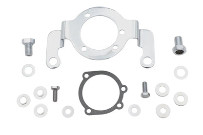 V-Twin Evolution Carburetor Support Kit with Chrome Breather Bolt for Harley Davidson FLT by V-Twin