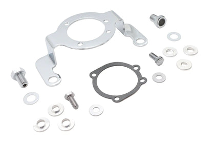 V-Twin Evolution Carburetor Support Kit with Chrome Breather Bolt for Harley Davidson FLT by V-Twin