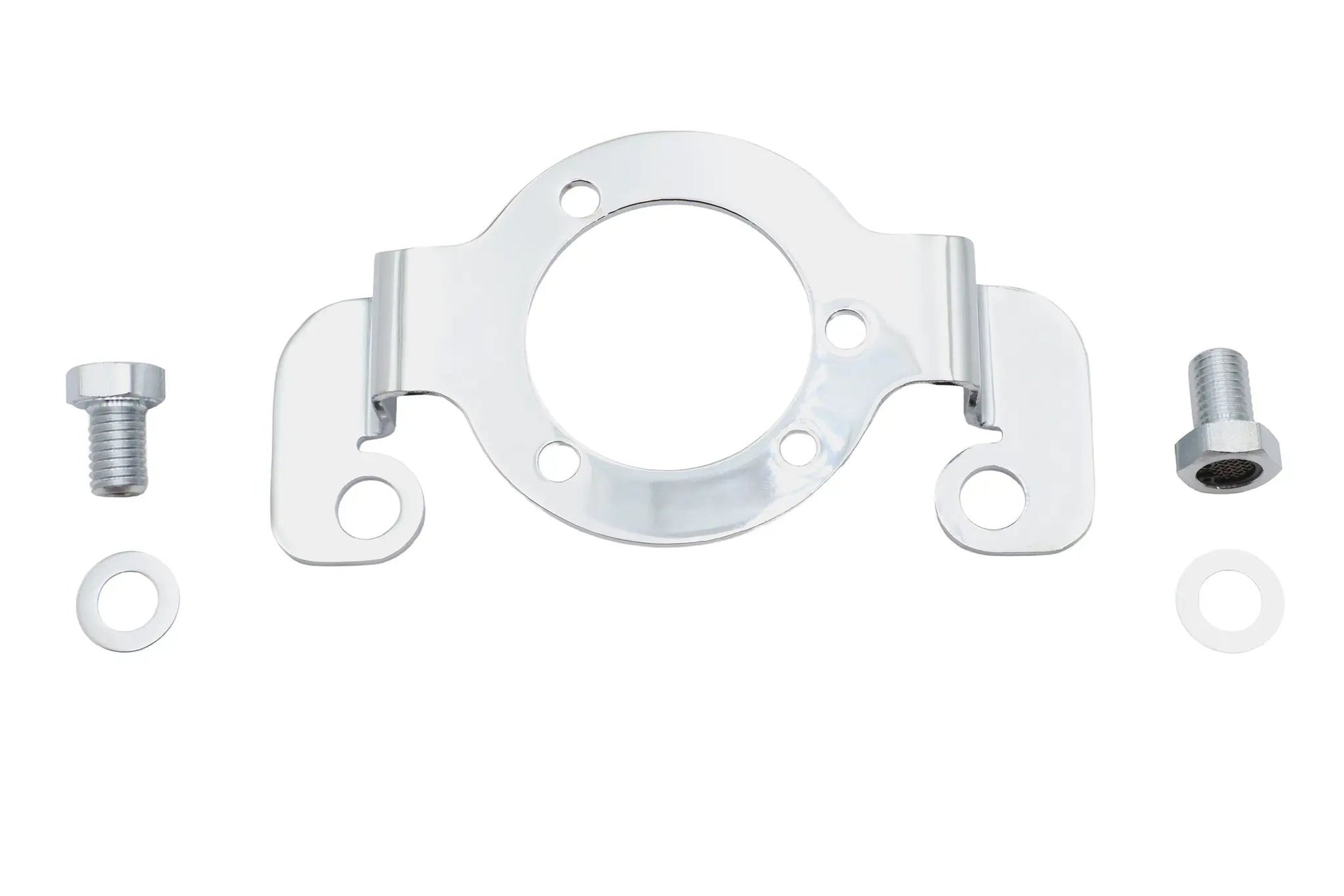 V-Twin XL Carburetor Support Kit with Chrome Breather Bolt for Harley Davidson FLT, FXST, FLST 2017-2025 by V-Twin