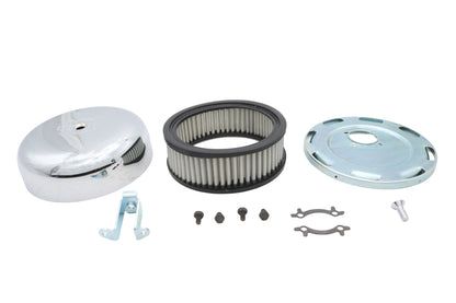 V-Twin 34-2715 7-Inch Eagle Iron Linkert Air Cleaner Assembly Chrome