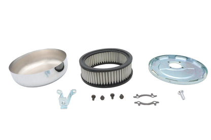 V-Twin 34-2715 7-Inch Eagle Iron Linkert Air Cleaner Assembly Chrome