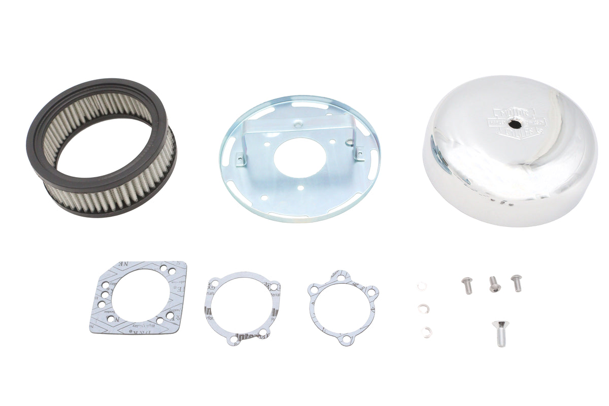 V-Twin 34-2716 7-Inch Eagle Iron EFI Air Cleaner Assembly