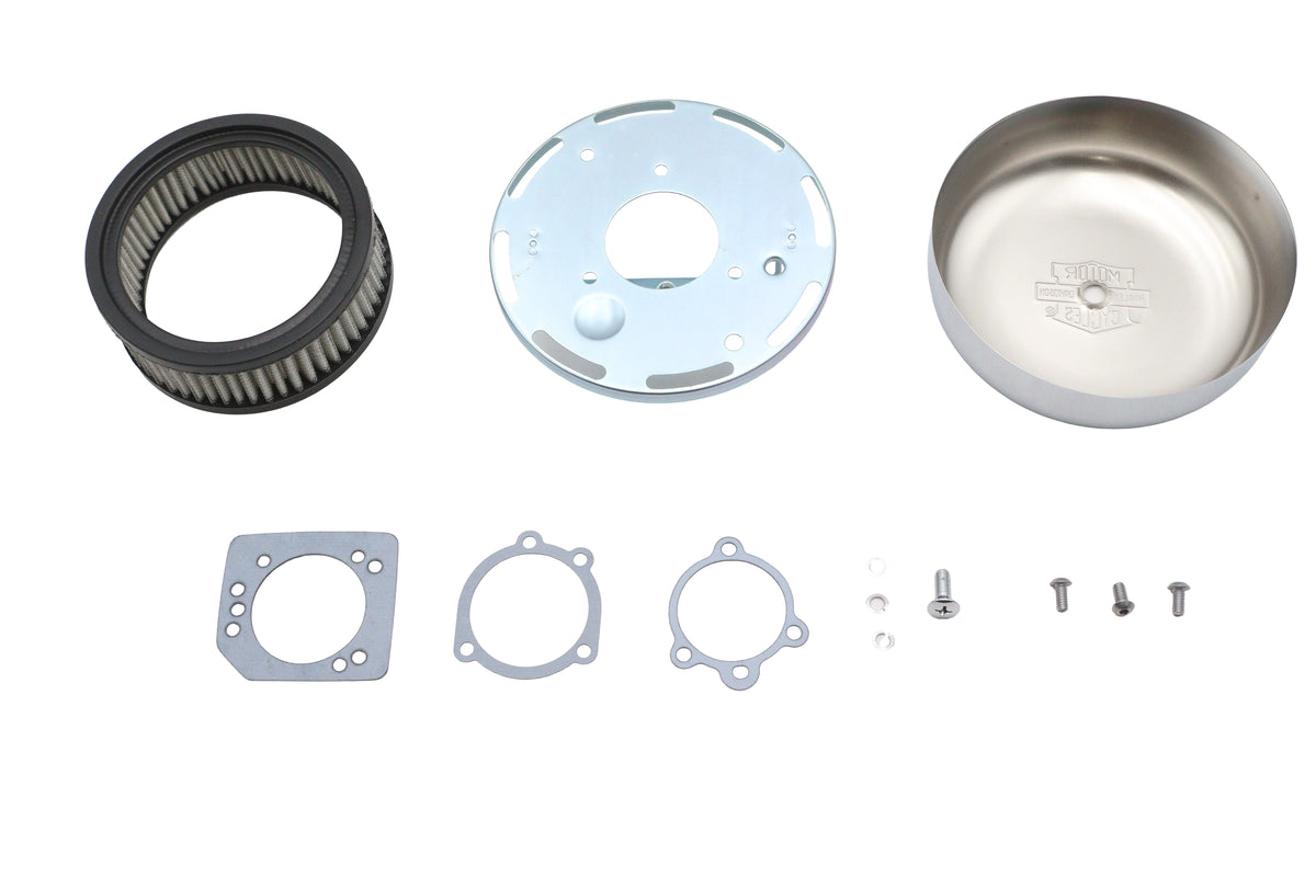 V-Twin 34-2716 7-Inch Eagle Iron EFI Air Cleaner Assembly