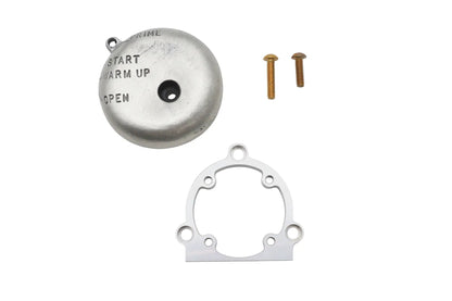 V-Twin Schebler Shorty Air Dam Kit with Linkert Carburetor Cover and Air Cleaner for Harley Davidson Motorcycles by V-Twin