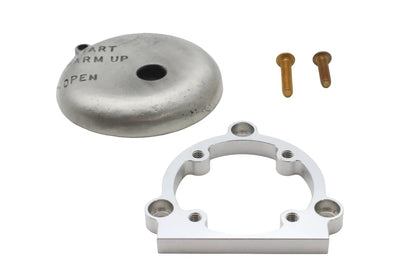 V-Twin Schebler Shorty Air Dam Kit with Linkert Carburetor Cover and Air Cleaner for Harley Davidson Motorcycles by V-Twin