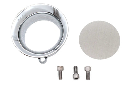 V-Twin 78955 2 Inch OKO Velocity Stack with Screen and Mounting Screws by V-Twin