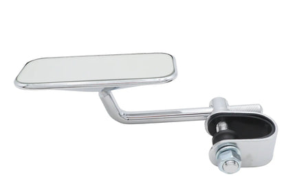 Ultima Chrome Low Profile Chopper Mirror with Short Clamp on Stem for 1 Inch Bars - Part 46-94 by Ultima