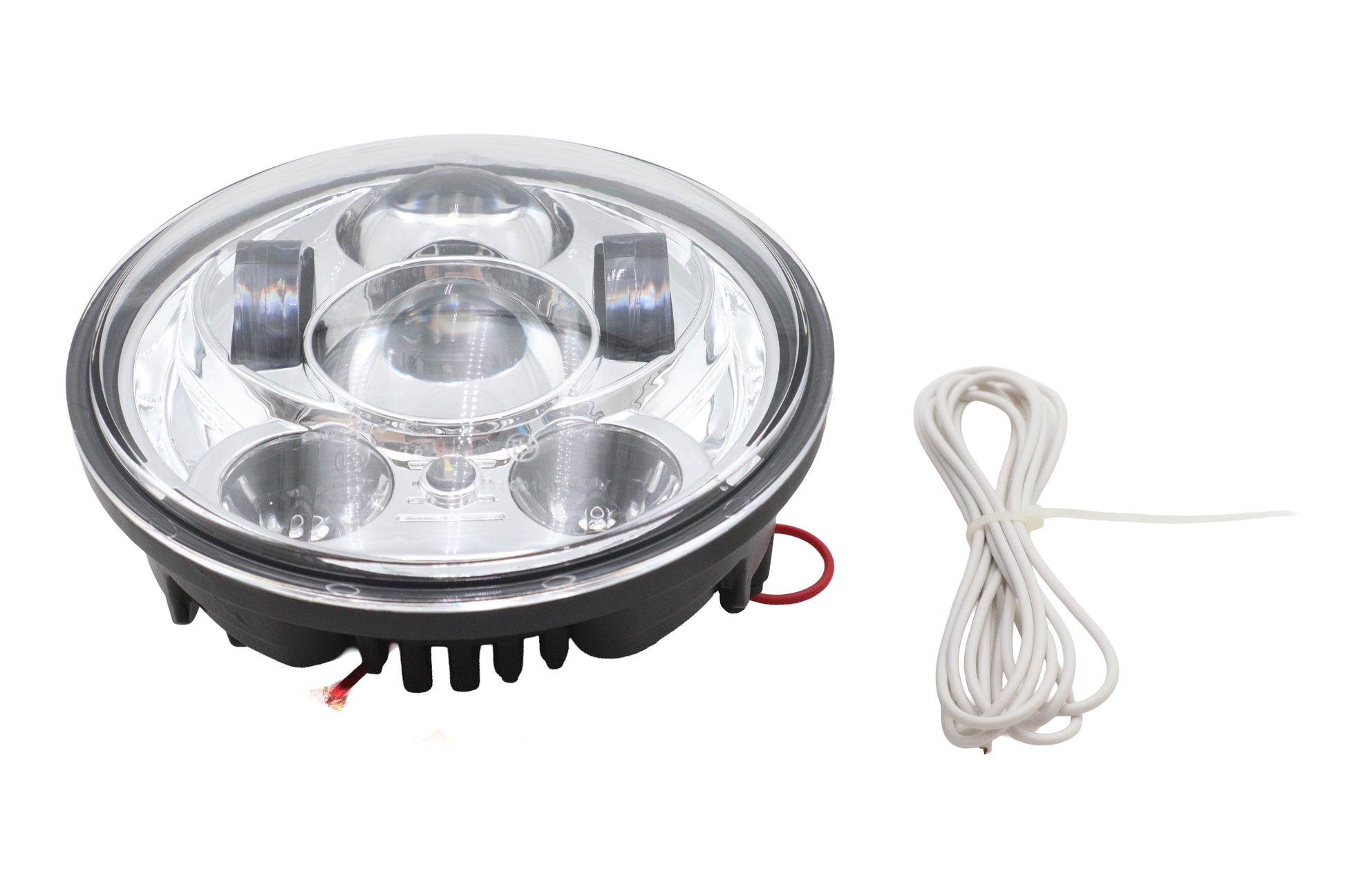 Ultima 8-485 Chrome 5-3/4 Inch Daylight Projector LED Headlamp for Harley Davidson by Ultima