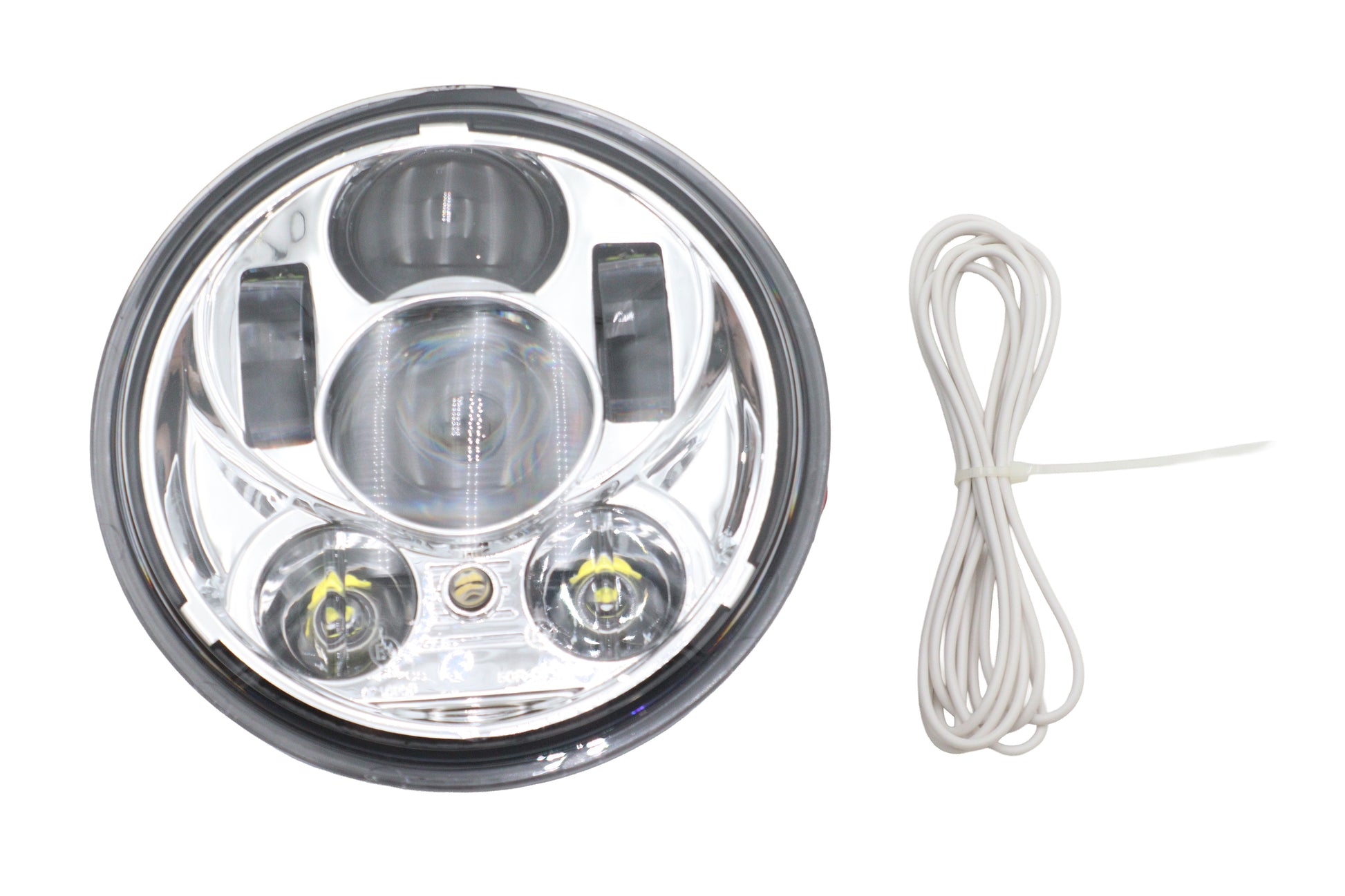 Ultima 8-485 Chrome 5-3/4 Inch Daylight Projector LED Headlamp for Harley Davidson by Ultima