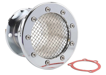 V-Twin Chrome Velocity Stack with Screen for CV Carburetors by V-Twin
