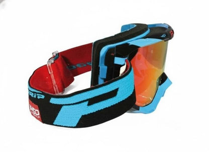 PROGRIP 3450-16FLBKBL Fluorescent Lite Blue/Black Goggles