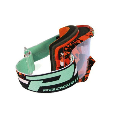 PROGRIP 3450-16FLBKOR Fluorescent Orange and Black Goggles