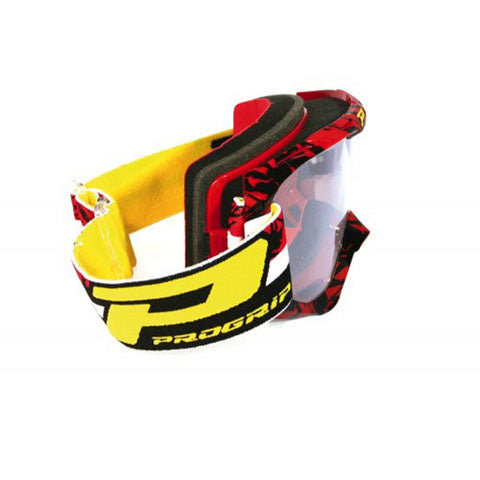 PROGRIP 3450-16FLBKRD Fluorescent Red and Black Goggles